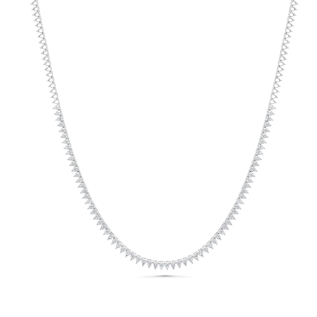 White Diamond Dazzle Necklace