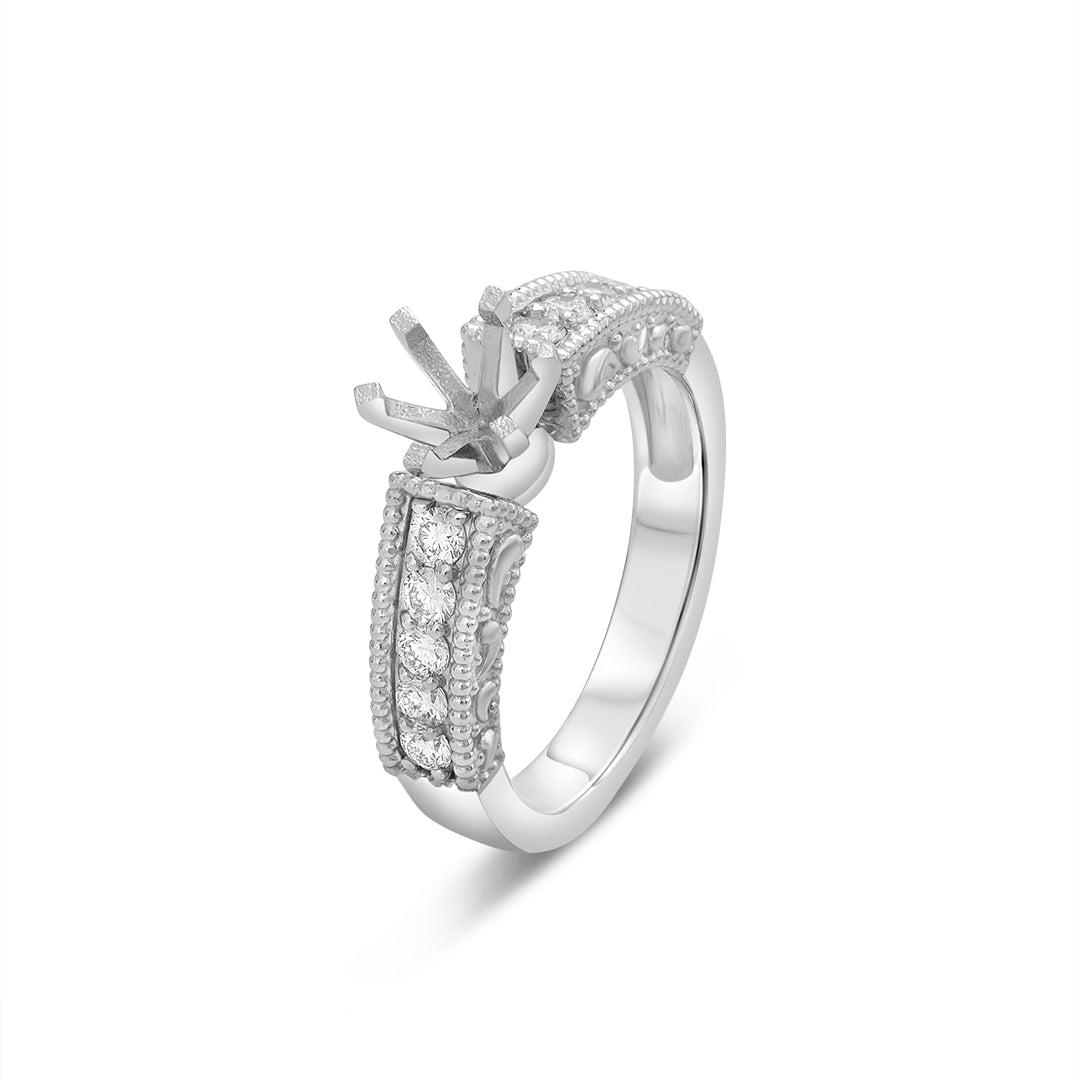 Round Diamond Solitaire Ring (Twin Available)