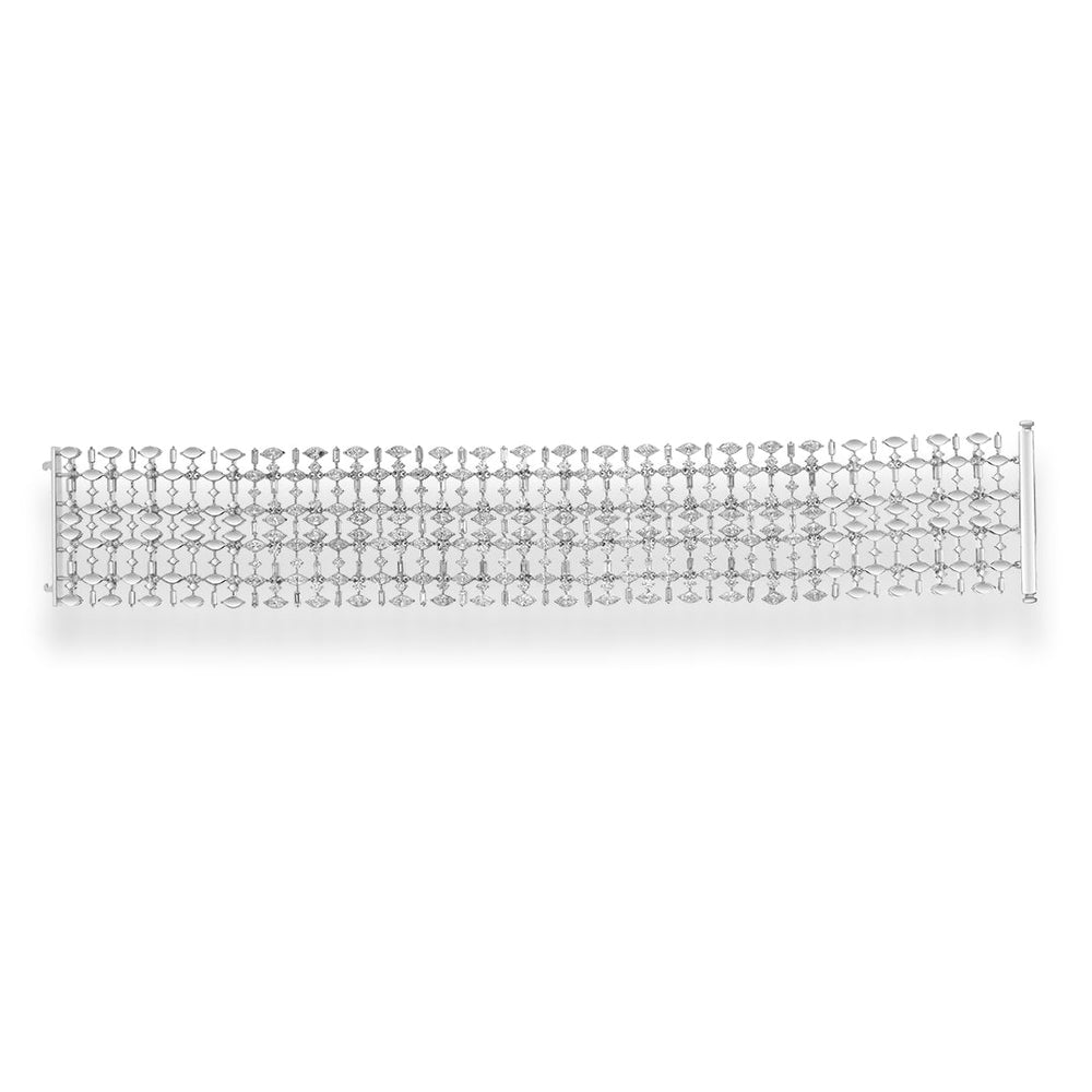 Multi Layered Diamond Bracelet