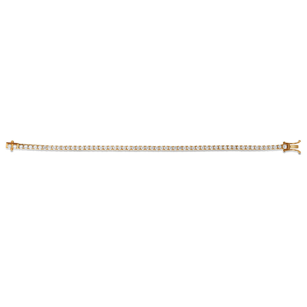 Tennis Bracelet in 18K Yellow Gold