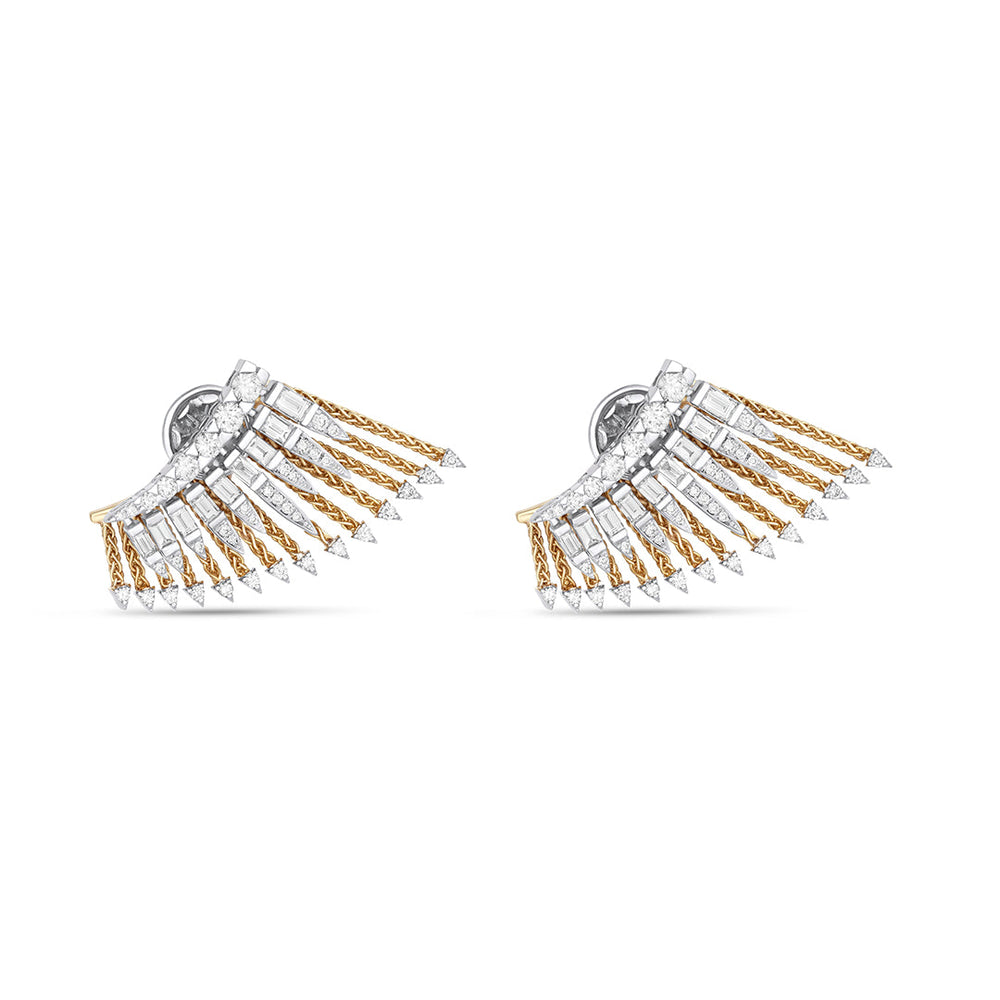 Floating Diamond Earrings