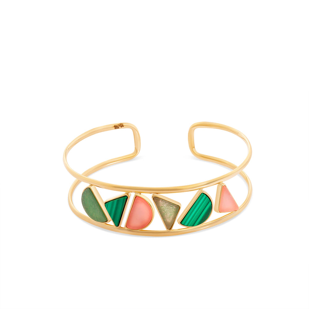 Enamel Cuff Bracelet