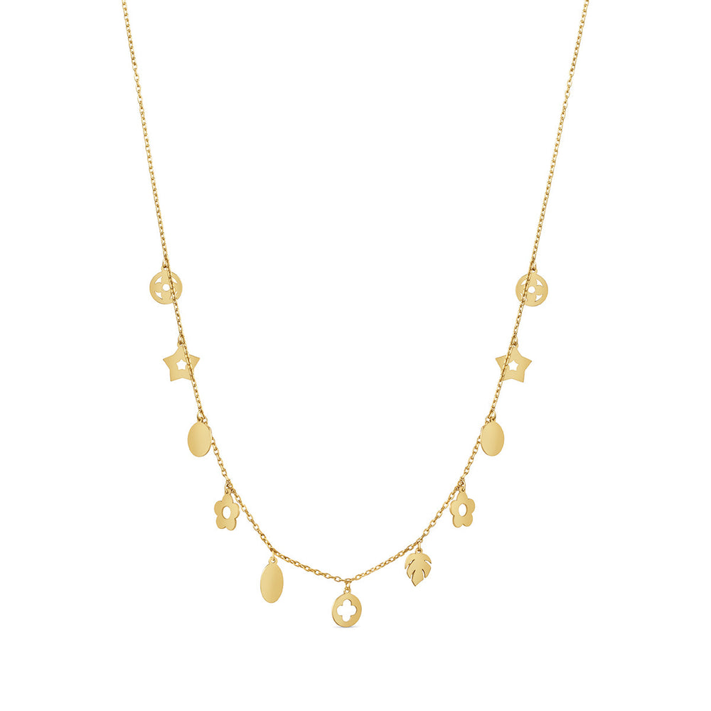 Charms Gold Necklace