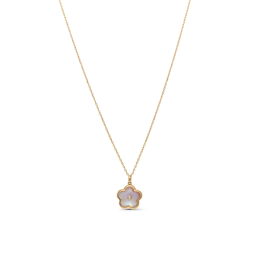 
                  
                    Rose Gold Necklace with Flower Pendant
                  
                