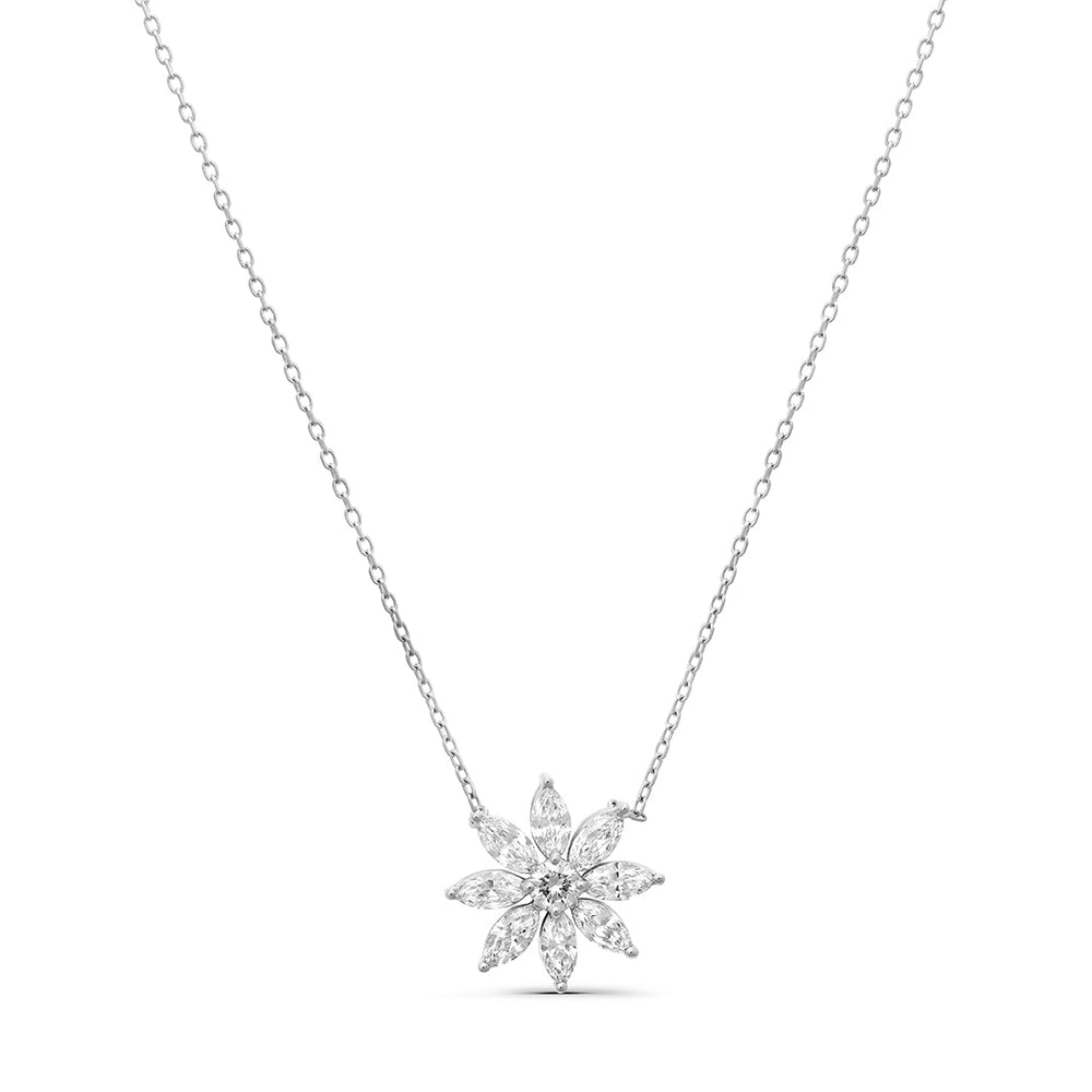 Flower Diamond Pendant