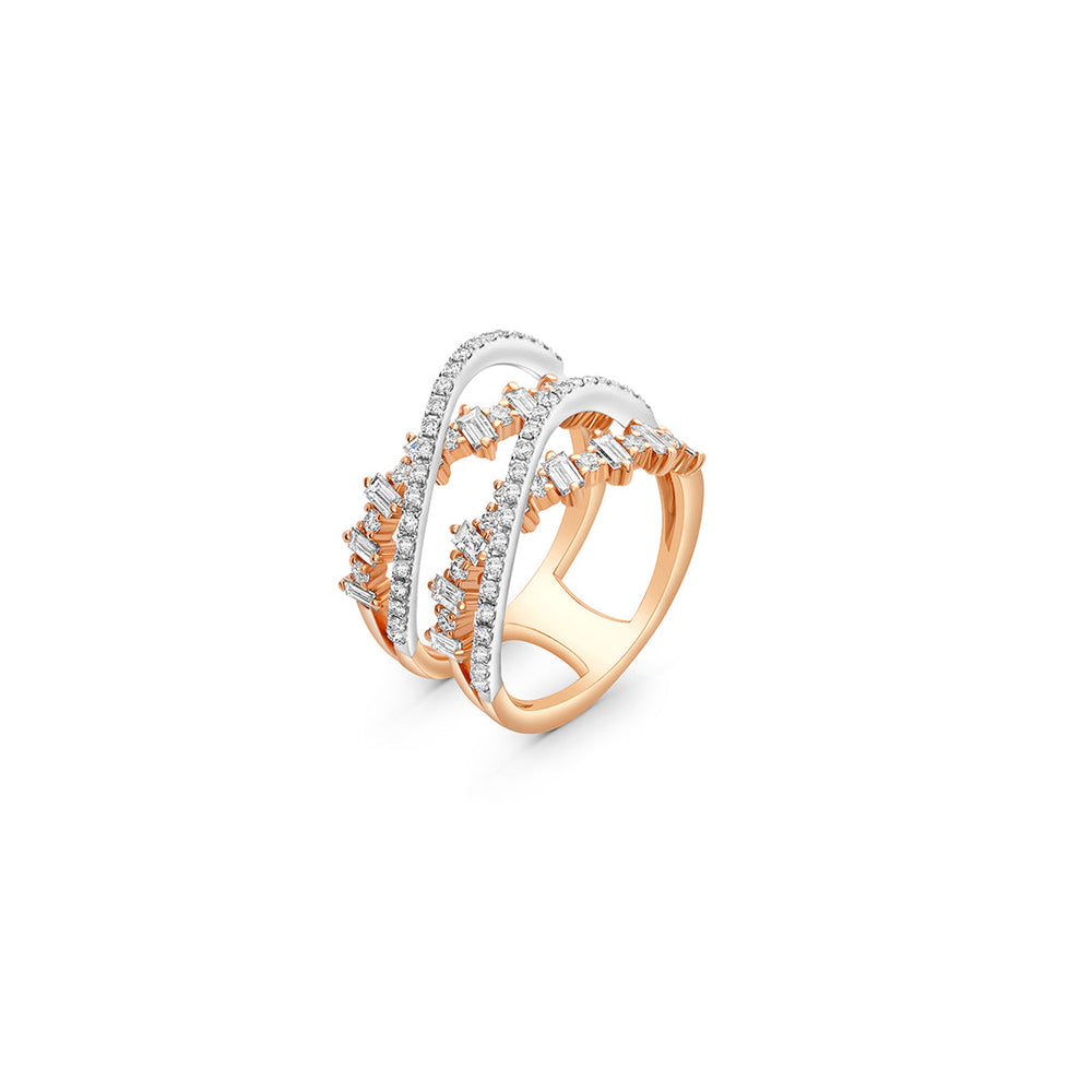 Twists & Curves Diamond Ring