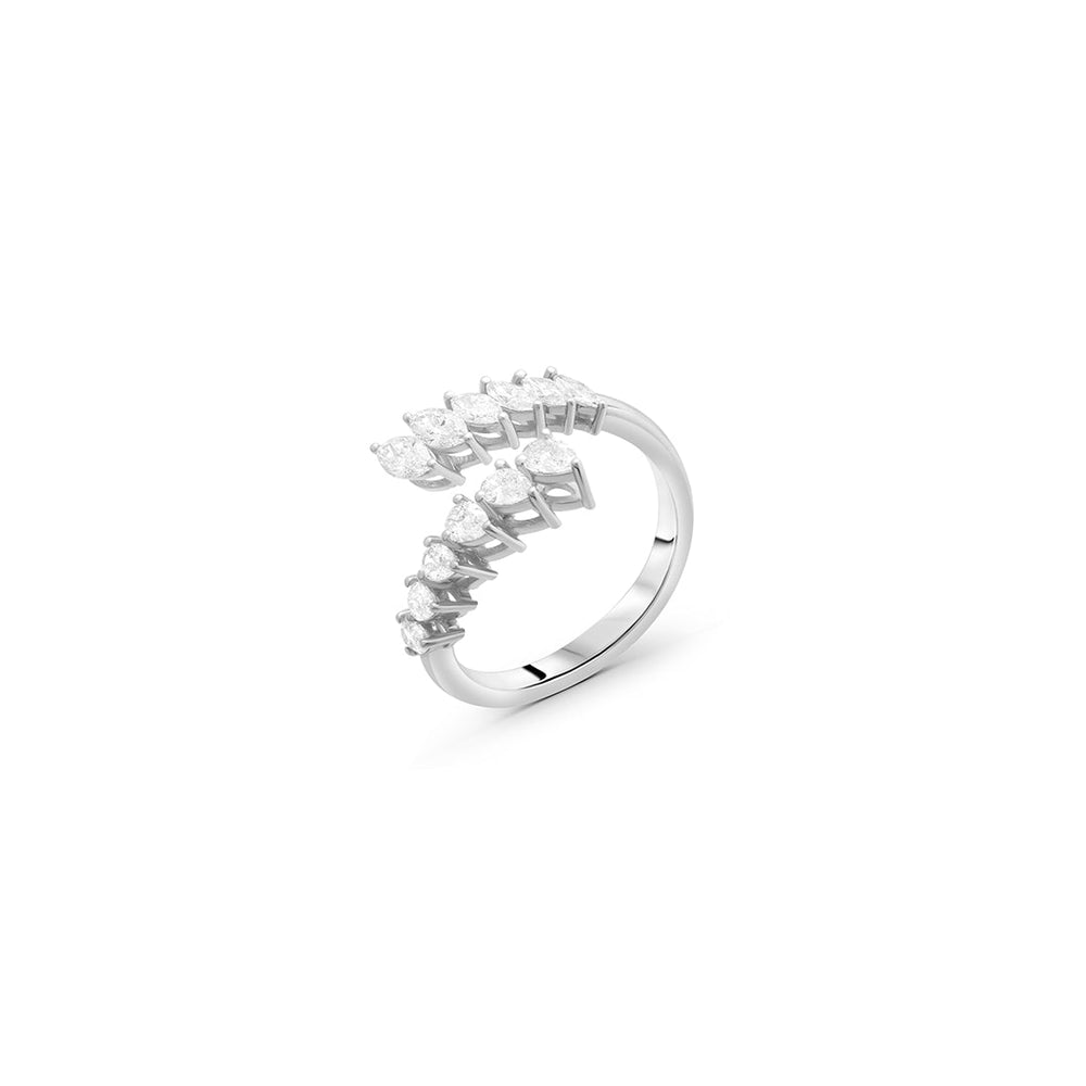 Two Row Split Diamond Ring