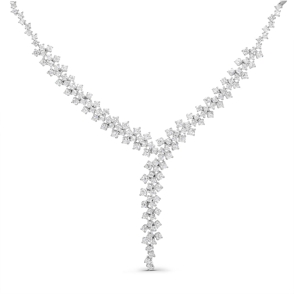 Scattered Diamond Necklace