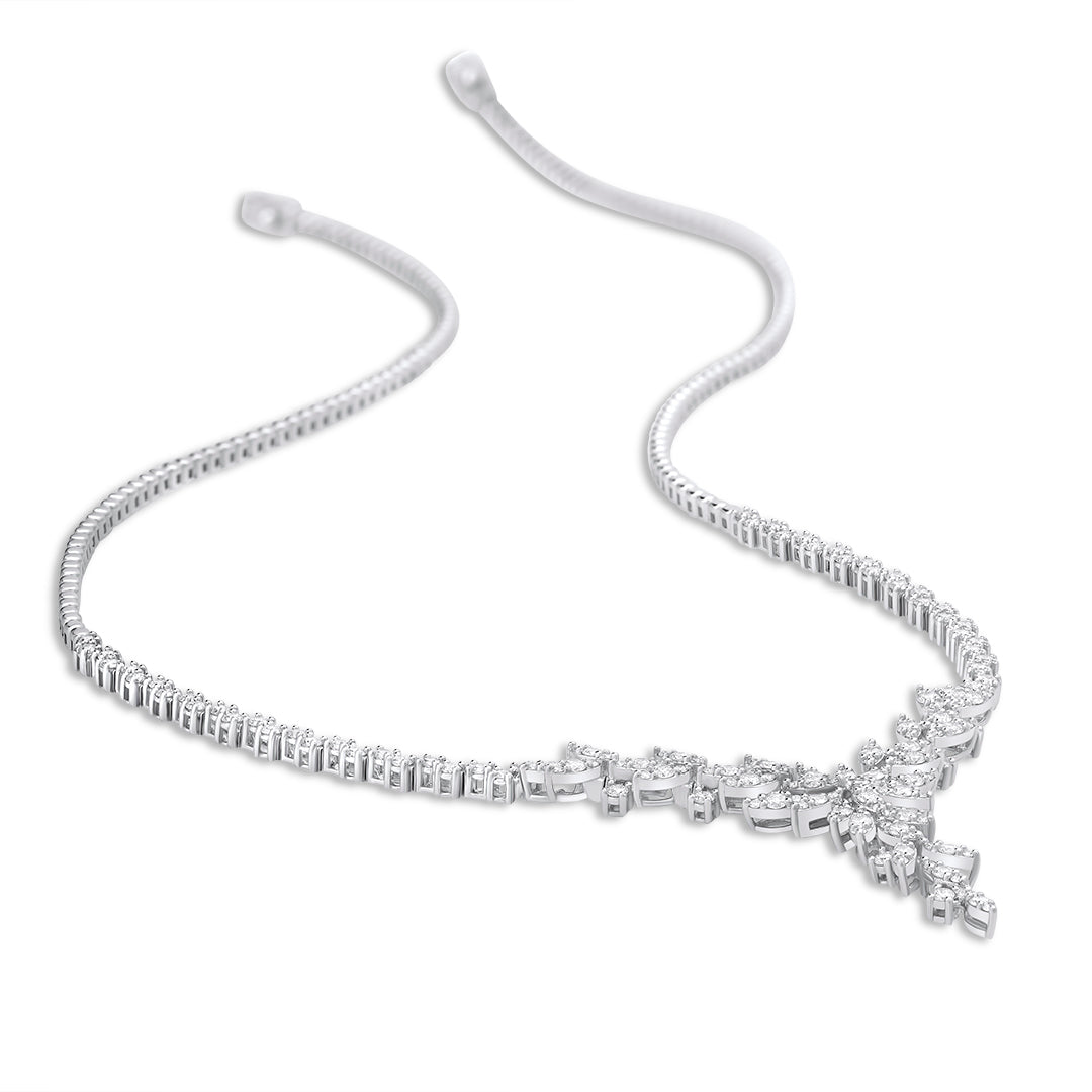 
                  
                    Diamond Cluster Necklace (Set Available)
                  
                