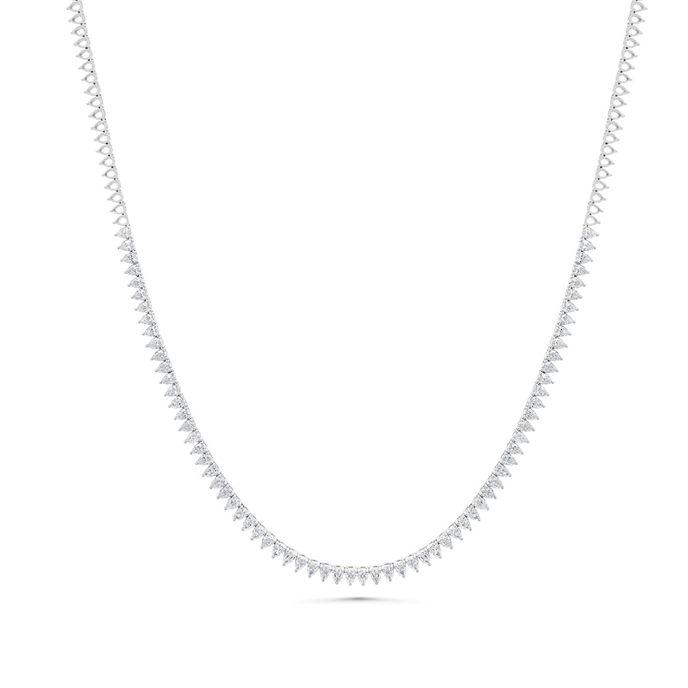 White Diamond Dazzle Necklace