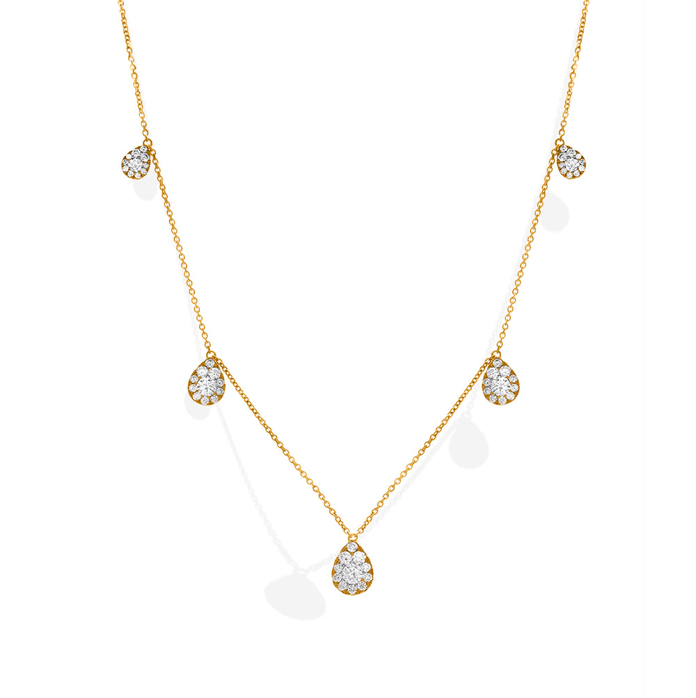 Drops of Diamond Necklace