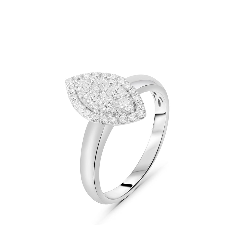 Marquise Invisible Setting Ring