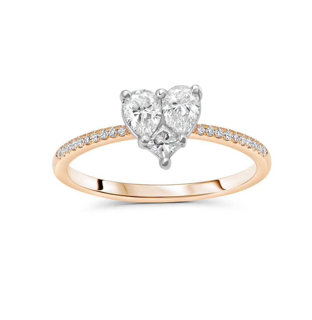 Invisible Heart Ring