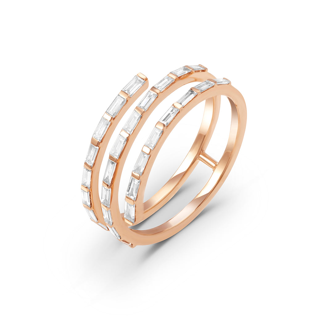 
                  
                    Three-Band Baguette Ring
                  
                
