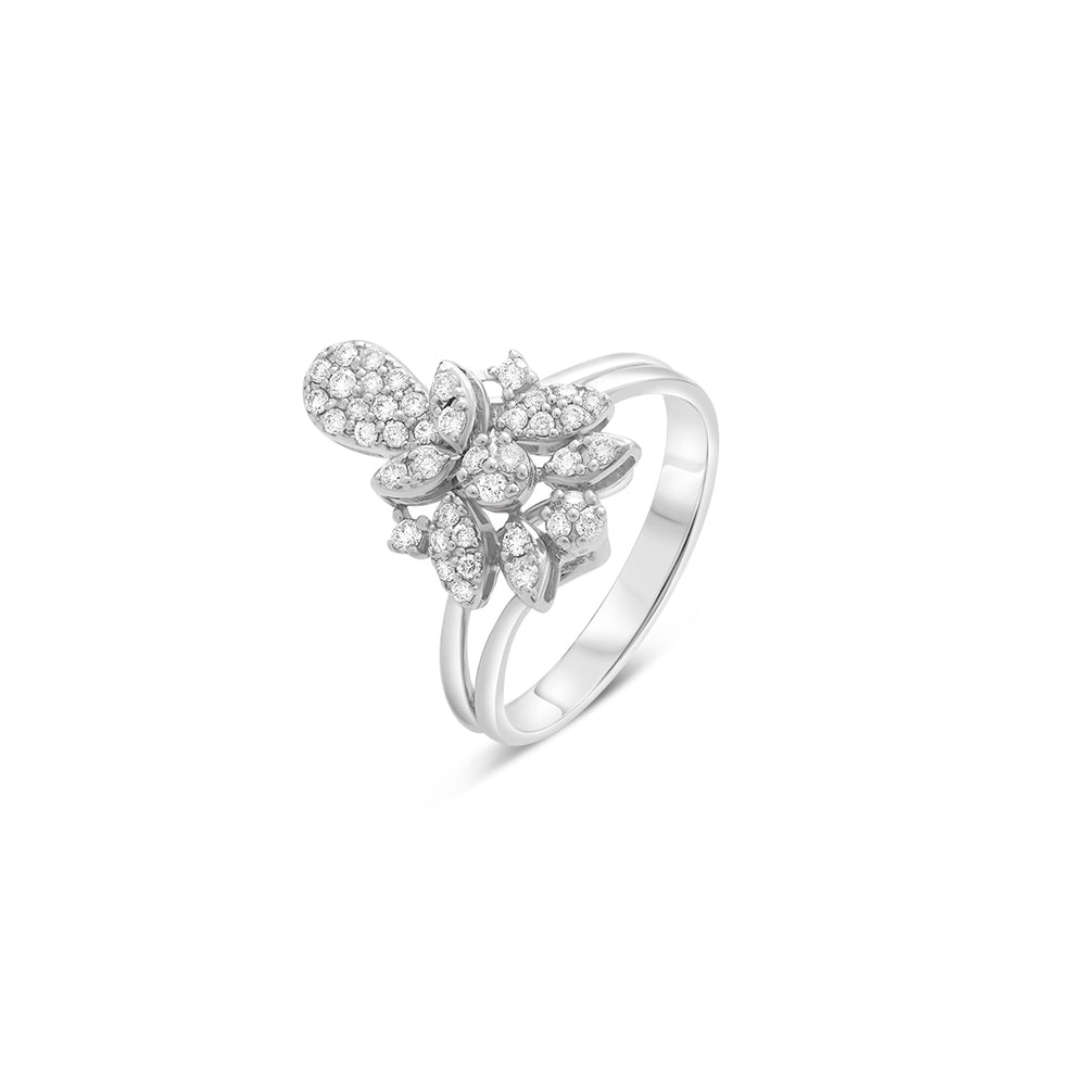 Diamond Drop Pave' Ring (Set Available)