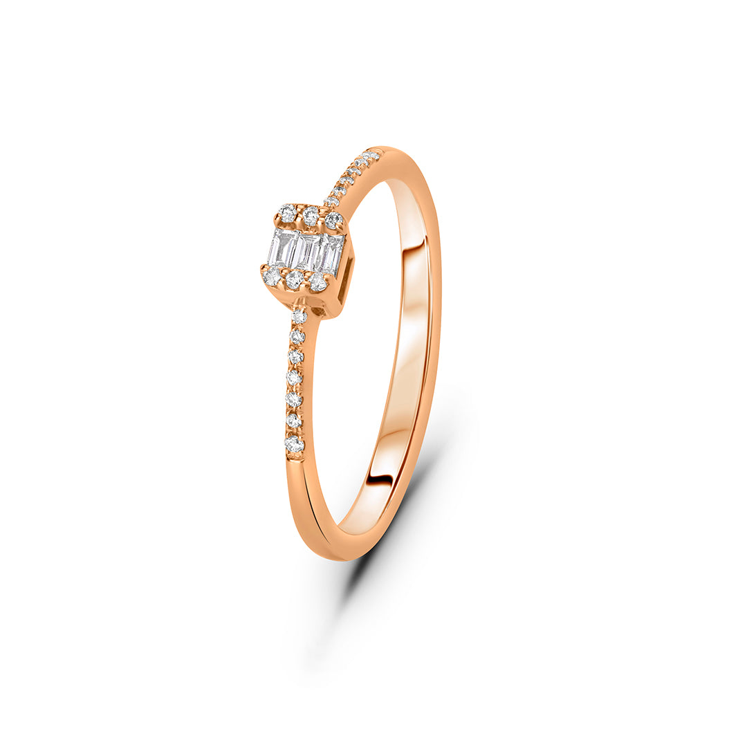 
                  
                    Stackable Baguette Center Stone Ring
                  
                