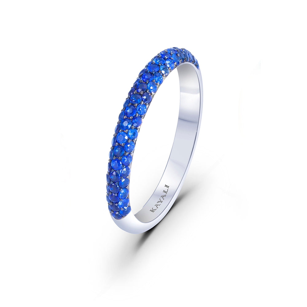 One-Band Ring in Blue Sapphire