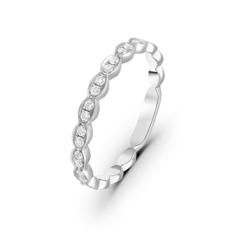 Stackable Dainty Wavy Ring