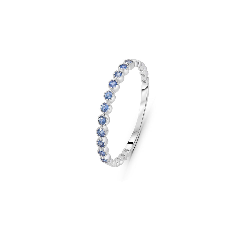 Dainty Ring in Blue Sapphire