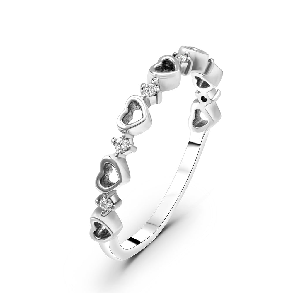 
                  
                    Stackable Dainty Heart Ring
                  
                
